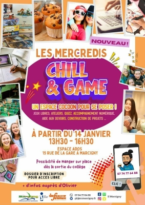 Les Mercredis CHILL & GAME