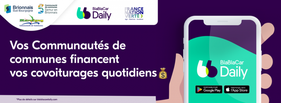 Votre communauté de communes finance vos covoiturages du quotidien !
