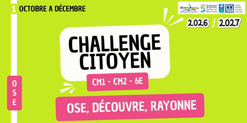 Challenge citoyen, étape 1 : Ose ! 💪
