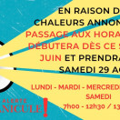 Modification des horaires de la déchetterie